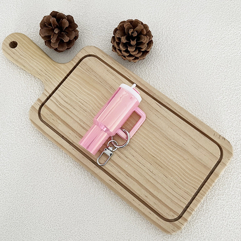 Wholesale Colorful openable mini cup keychain pendant